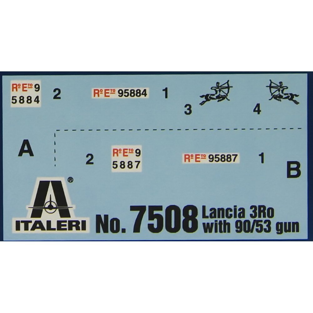 italeri-i7508-autocannone-r0-3-90-53-1-72-maquette-camion-canon image 2