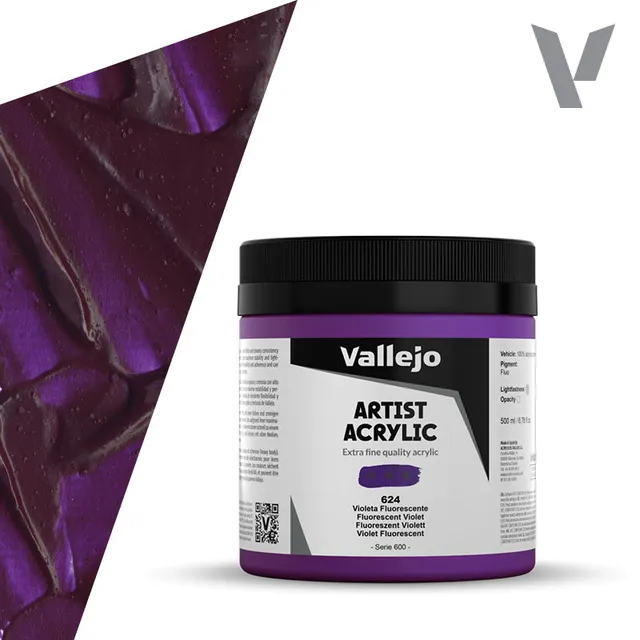 vallejo-acrylic-artist-color-violet-fluo-500-ml image 1