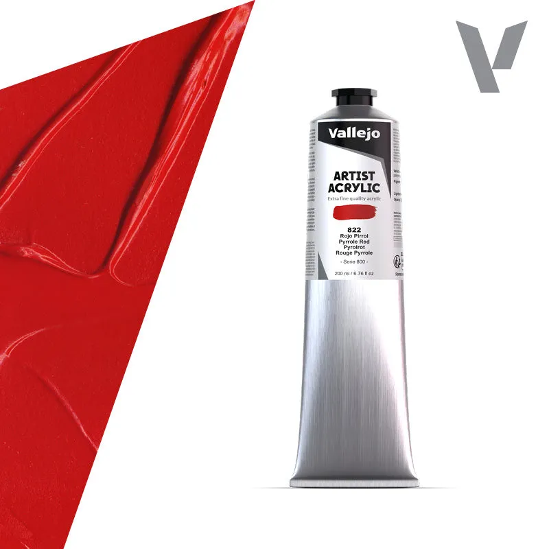 vallejo-belle-arti-peinture-acrylique-rouge-pyrrole-200-ml image 1