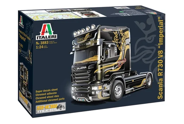 italeri-scania-r730-v8-imp-rial-maquette-camion-i3883 image 1