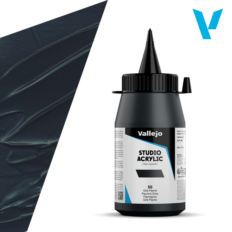 vallejo-belle-arti-peinture-acrylique-gris-de-payne-500-ml image 1