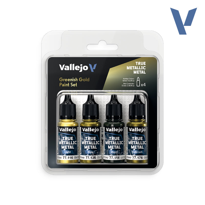 vallejo-set-or-verd-tre-4-peintures-m-talliques-true-metal-18-ml-pour-miniatures image 1