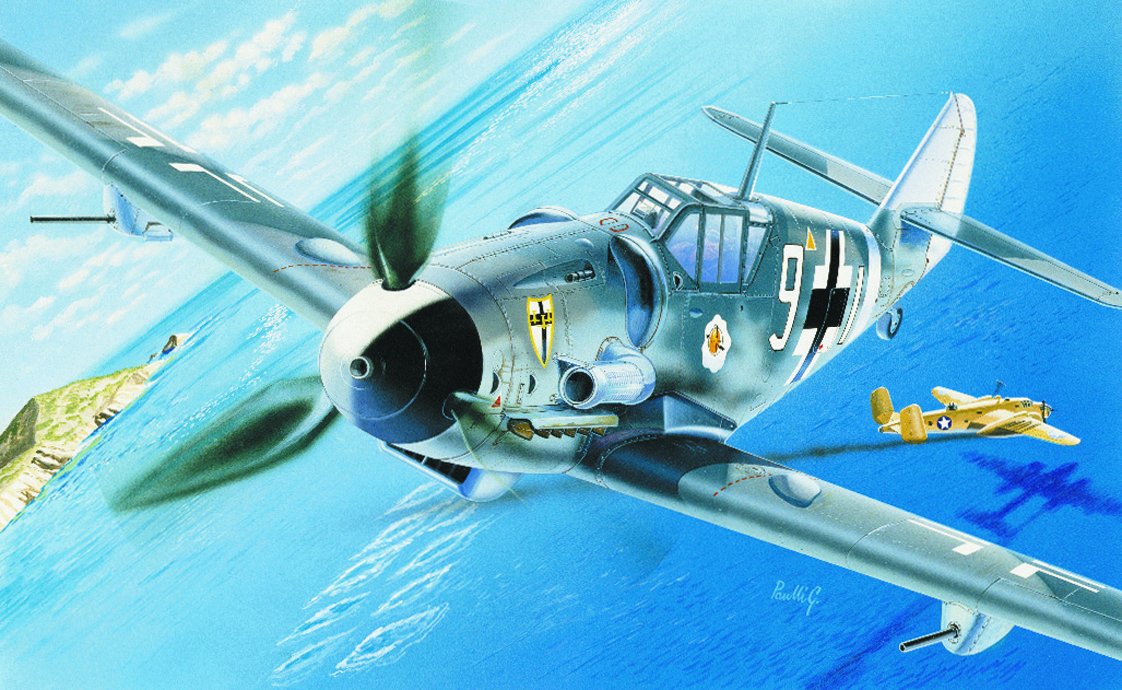 italeri-i063-messerschmitt-bf-109g-6-1-72-maquette-avion-plastique image 2