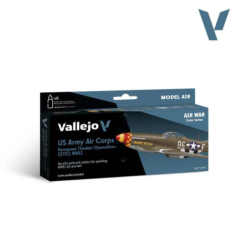 vallejo-model-air-set-8-x-18-ml-avions-us-army-air-corps-europe image 1