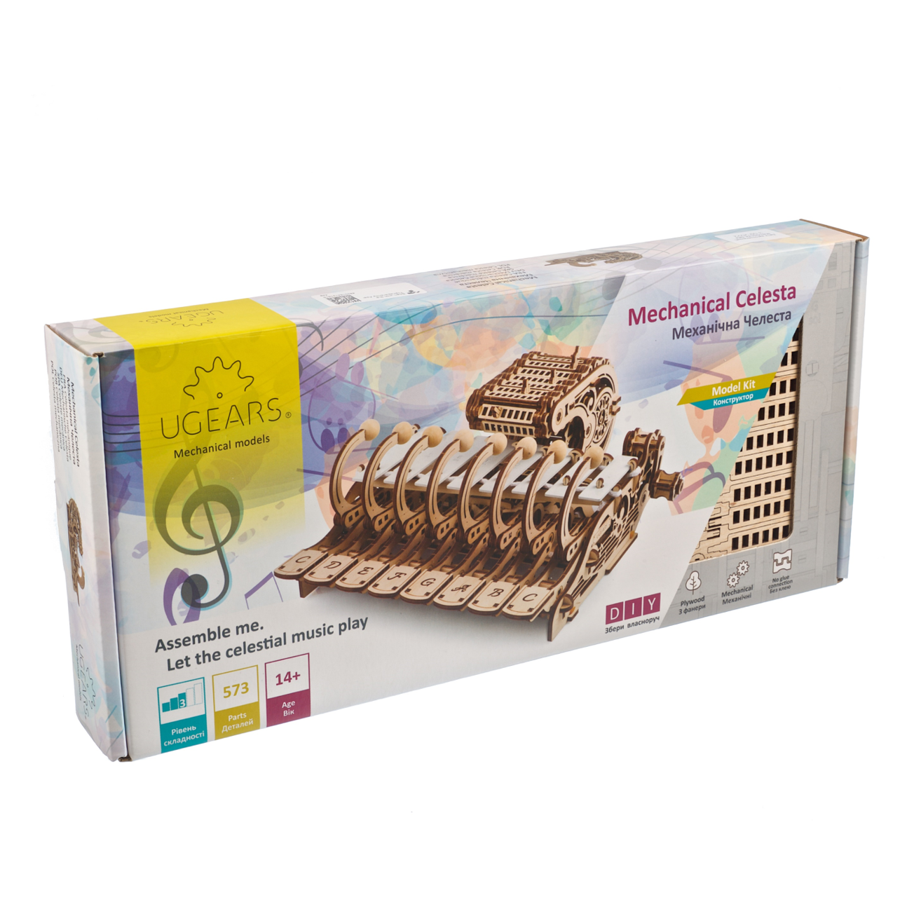 ugears-mechanical-celesta-maquette-instrument-de-musique-m-canique-en-bois image 5