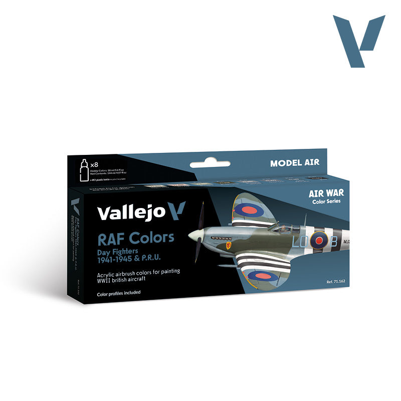 vallejo-model-air-set-8-x-18-ml-chasseurs-diurnes-raf-et-pru-1941-1945 image 1