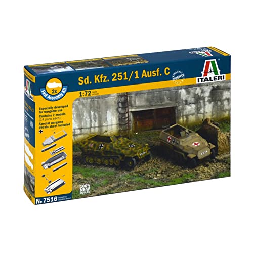 italeri-sd-kfz-251-1-ausf-d-maquette-v-hicule-militaire-chelle-1-72 image 4