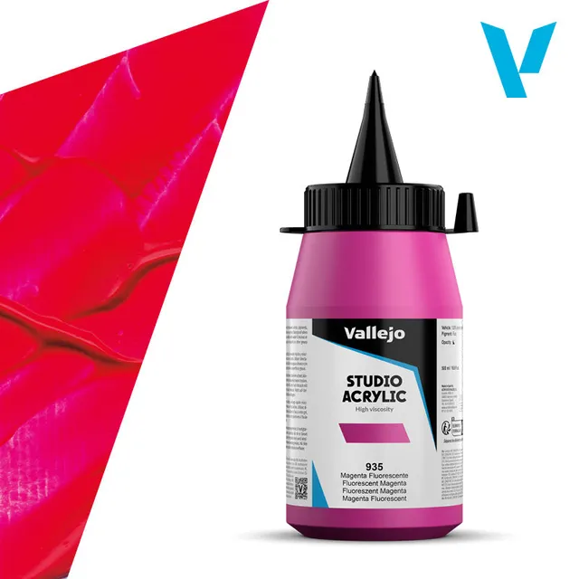 vallejo-beaux-arts-peinture-acrylique-magenta-fluo-500-ml image 1