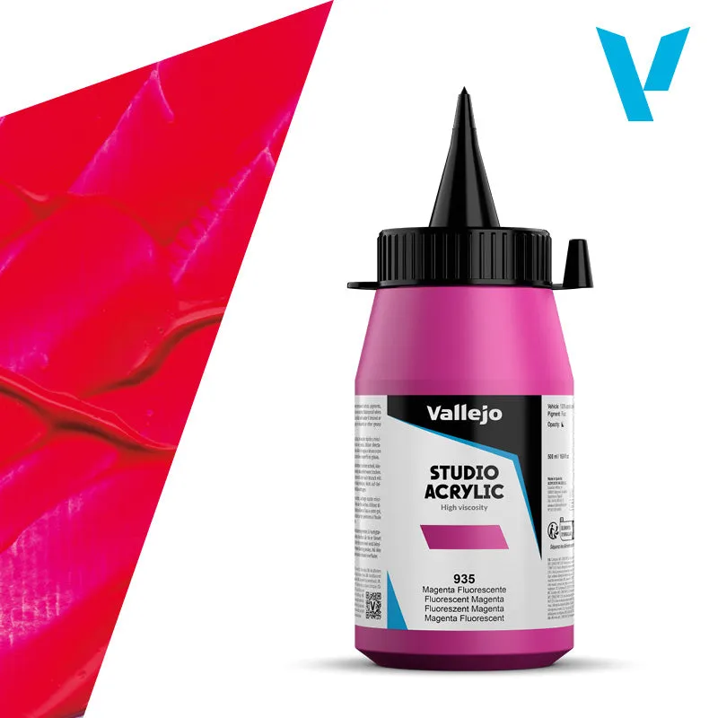 vallejo-beaux-arts-peinture-acrylique-magenta-fluo-500-ml image 1