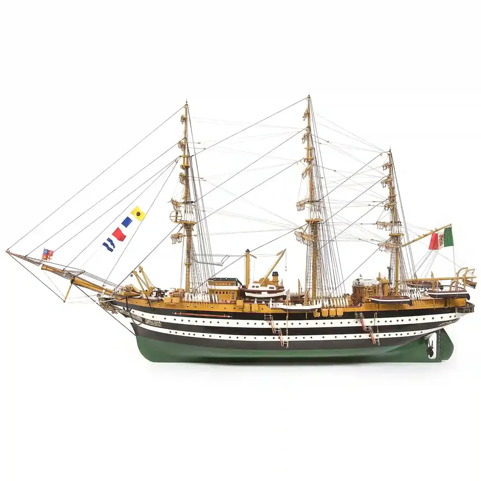 occre-amerigo-vespucci-basic-1-100-maquette-bateau-bois image 1