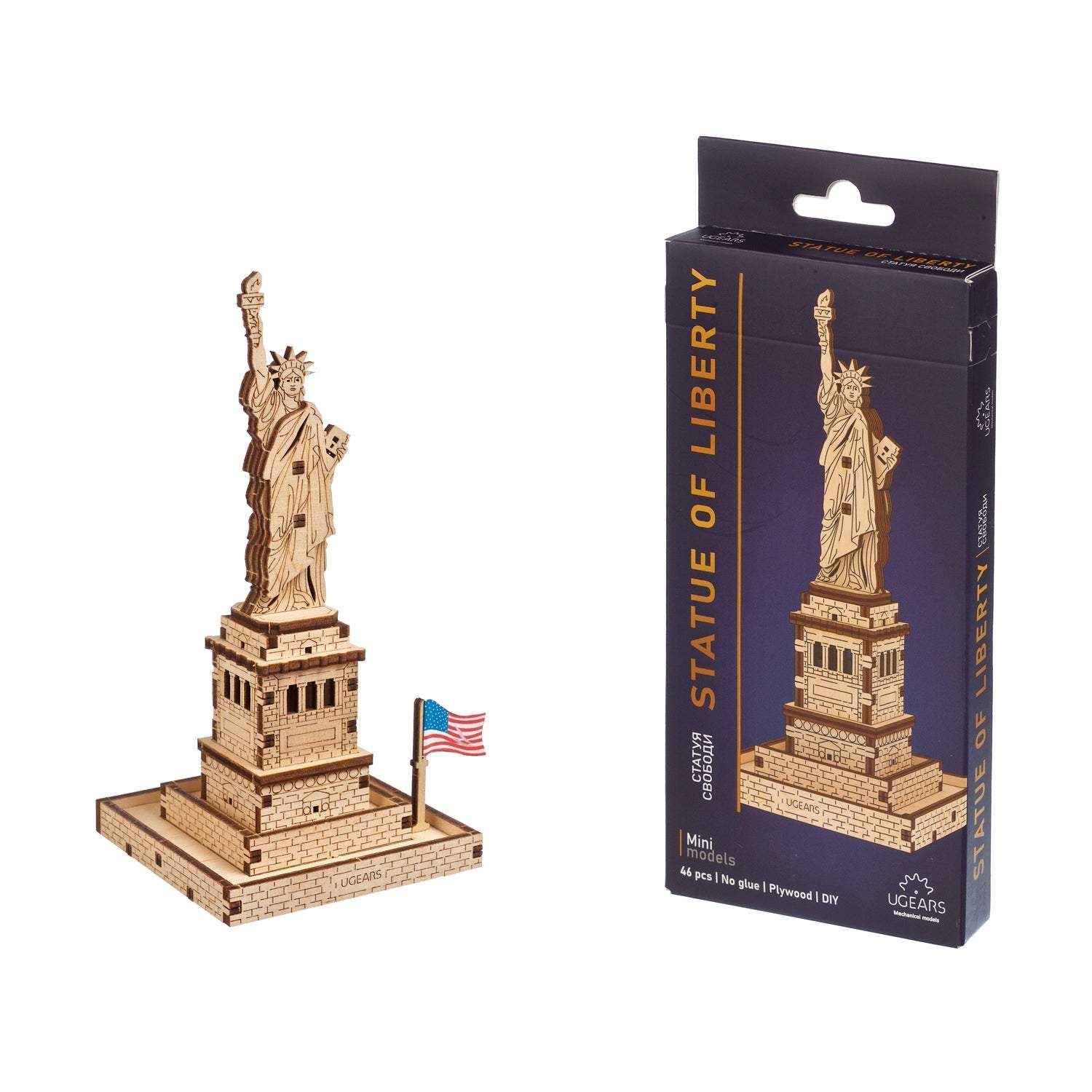 ugears-statue-of-liberty-maquette-bois-facile image 5