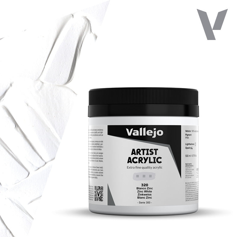 vallejo-beaux-arts-peinture-acrylique-blanc-de-zinc-500-ml image 1