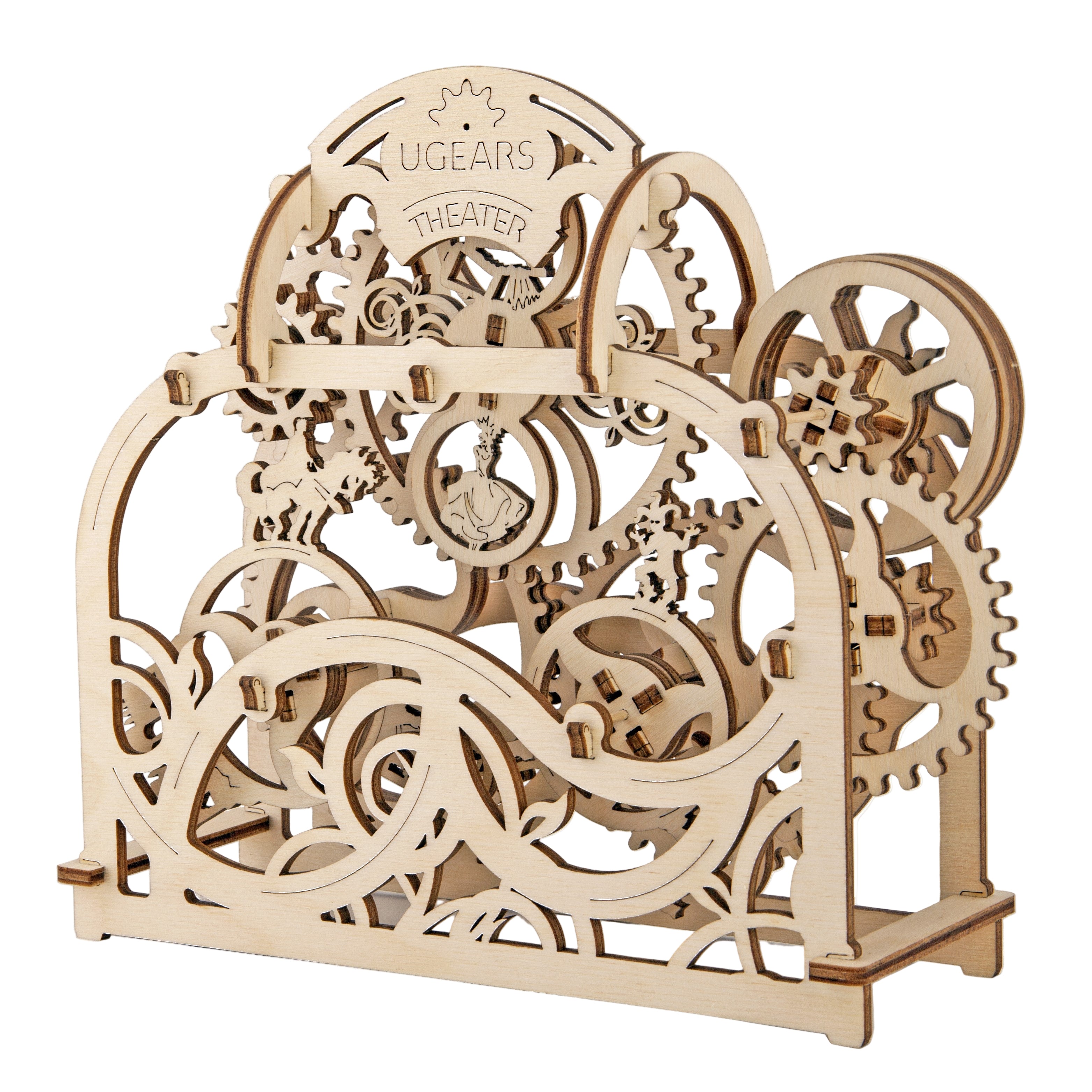 ugears-theater-maquette-m-canique-en-bois-construire image 2