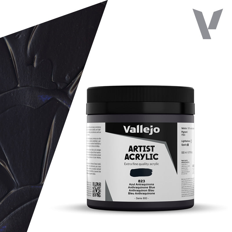 vallejo-beaux-arts-acrylique-bleu-anthraquinone-500-ml image 1