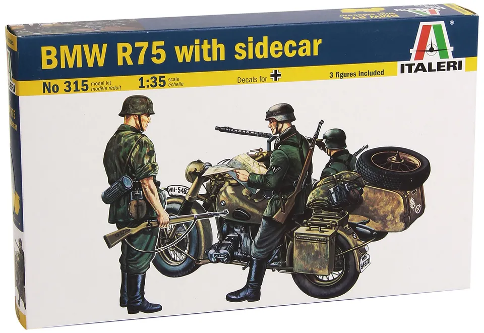 italeri-315-bmw-r75-avec-side-car-1-35-maquette-militaire-assembler image 1