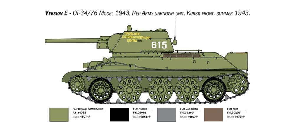 italeri-6570-t-34-76-1943-premium-edition-1-35-kit-maquette-char-plastique image 8