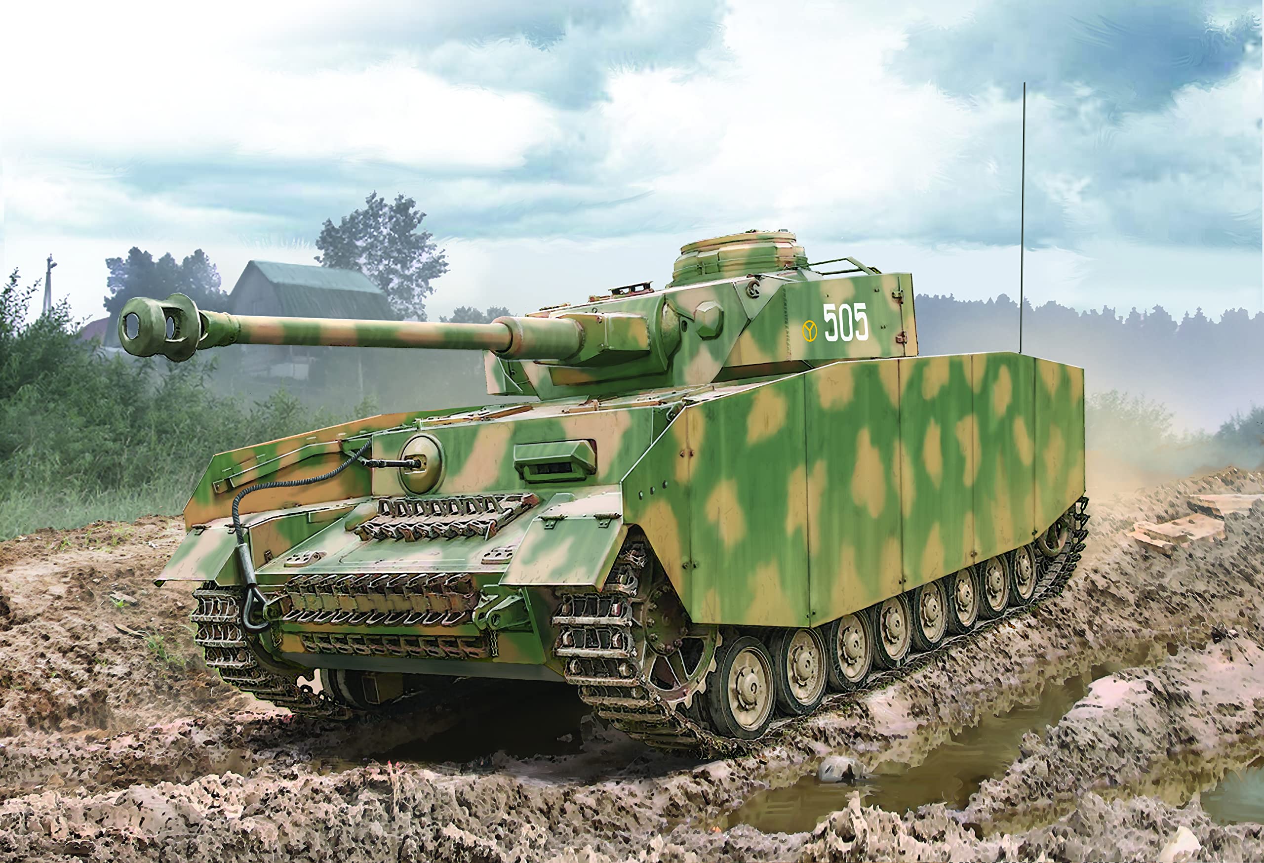 italeri-6578s-pz-kpfw-iv-ausf-h-kwk-40-l-48-1-35-maquette-char-monter image 2