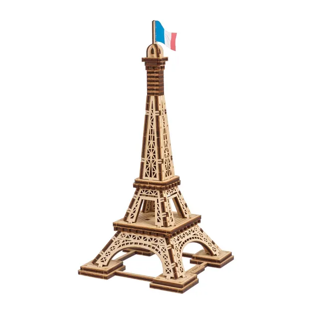 ugears-paris-tower-maquette-bois-3d-tour-eiffel-assembler image 1