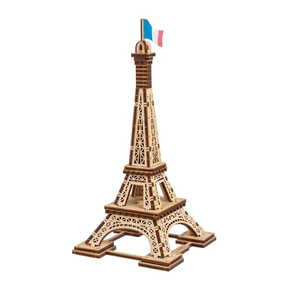 ugears-paris-tower-maquette-bois-3d-tour-eiffel-assembler image 1