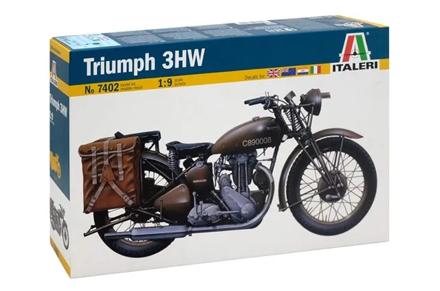 italeri-7402-triumph-3hw-1-9-maquette-moto-militaire-plastique-assembler image 1