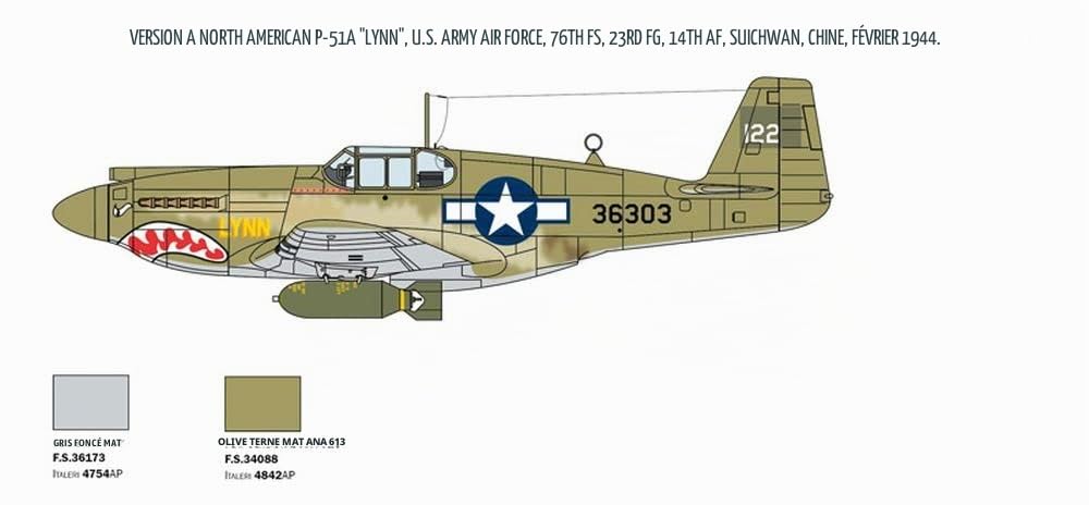 italeri-1423-p-51a-mustang-maquette-avion-plastique-1-72-gris image 4