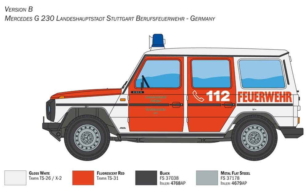 italeri-3663-mercedes-g230-pompier-1-24-maquette-voiture-assembler image 5