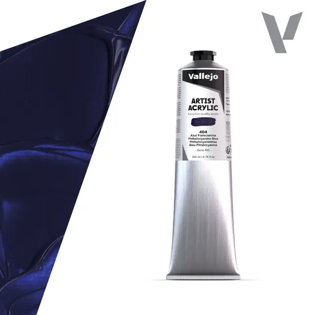vallejo-acrylic-artist-color-bleu-phtalo-200-ml-peinture-acrylique-beaux-arts image 1