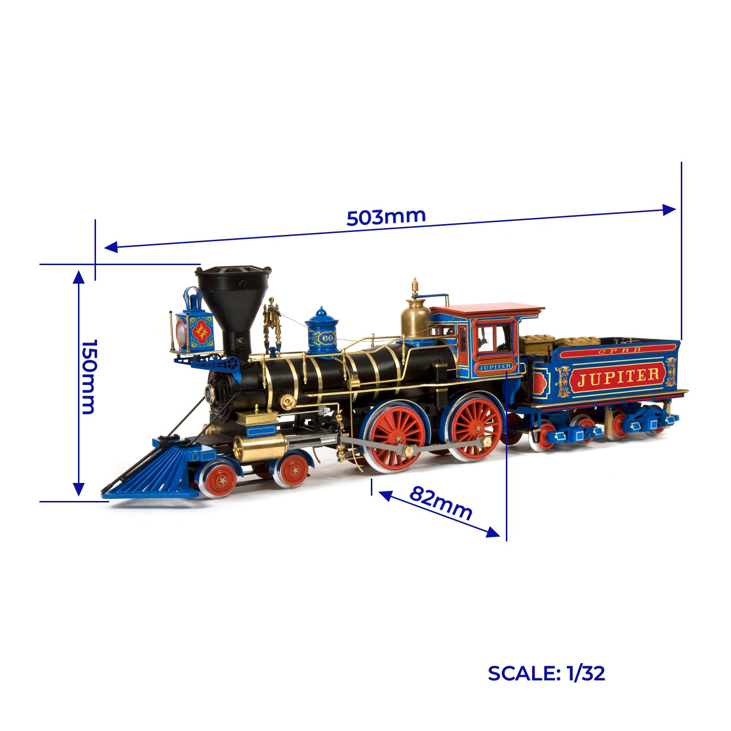 occre-jupiter-maquette-locomotive-am-ricaine-4-4-0-central-pacific image 2
