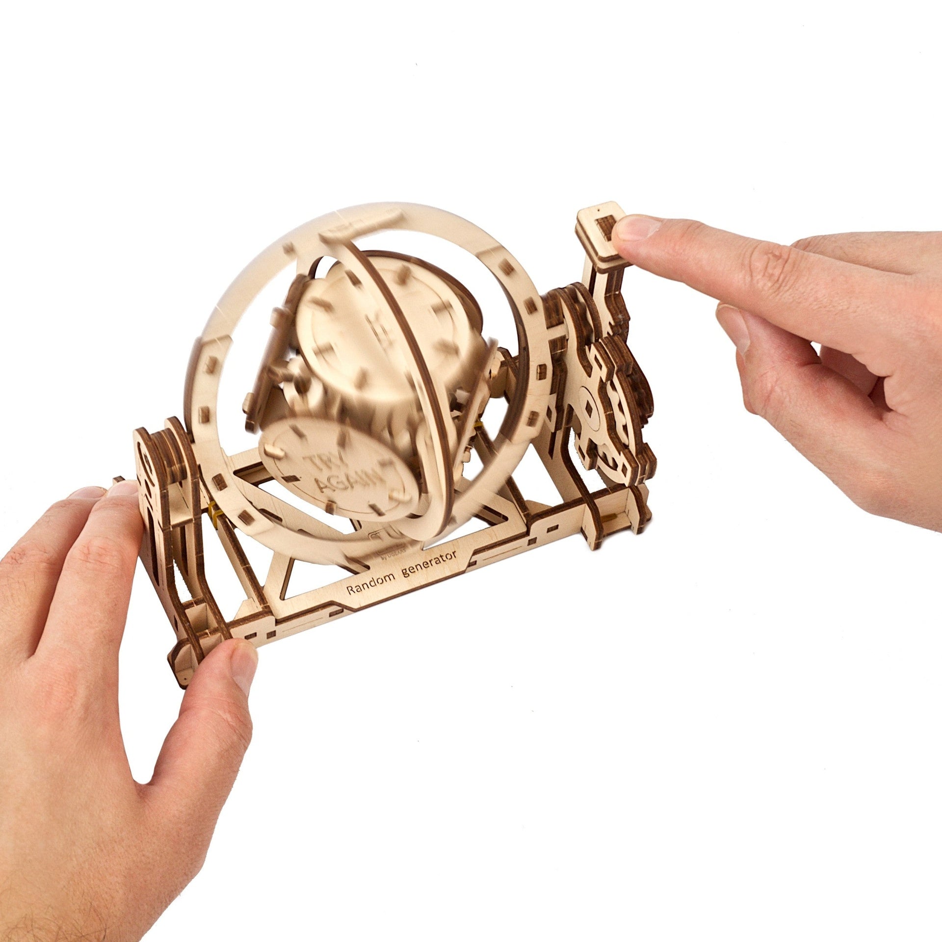 ugears-stem-lab-random-generator-maquette-m-canique-en-bois image 4