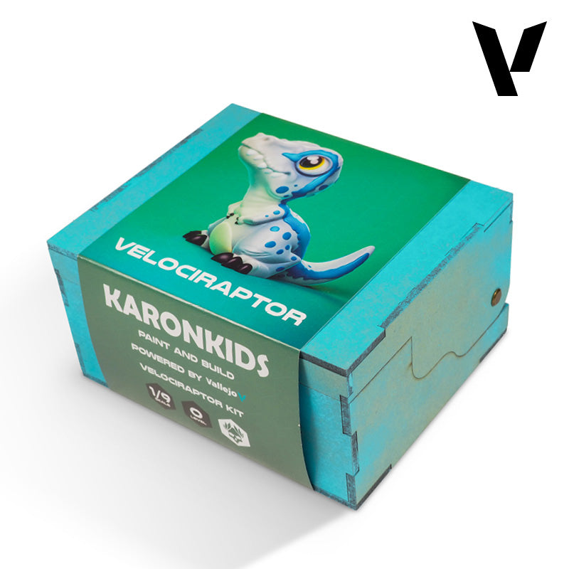 vallejo-x-karonkids-velocirraptor-kit-d-butant-peinture-miniatures image 2