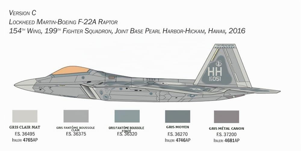 italeri-2822-f-22a-raptor-maquette-avion-1-48-monter image 6