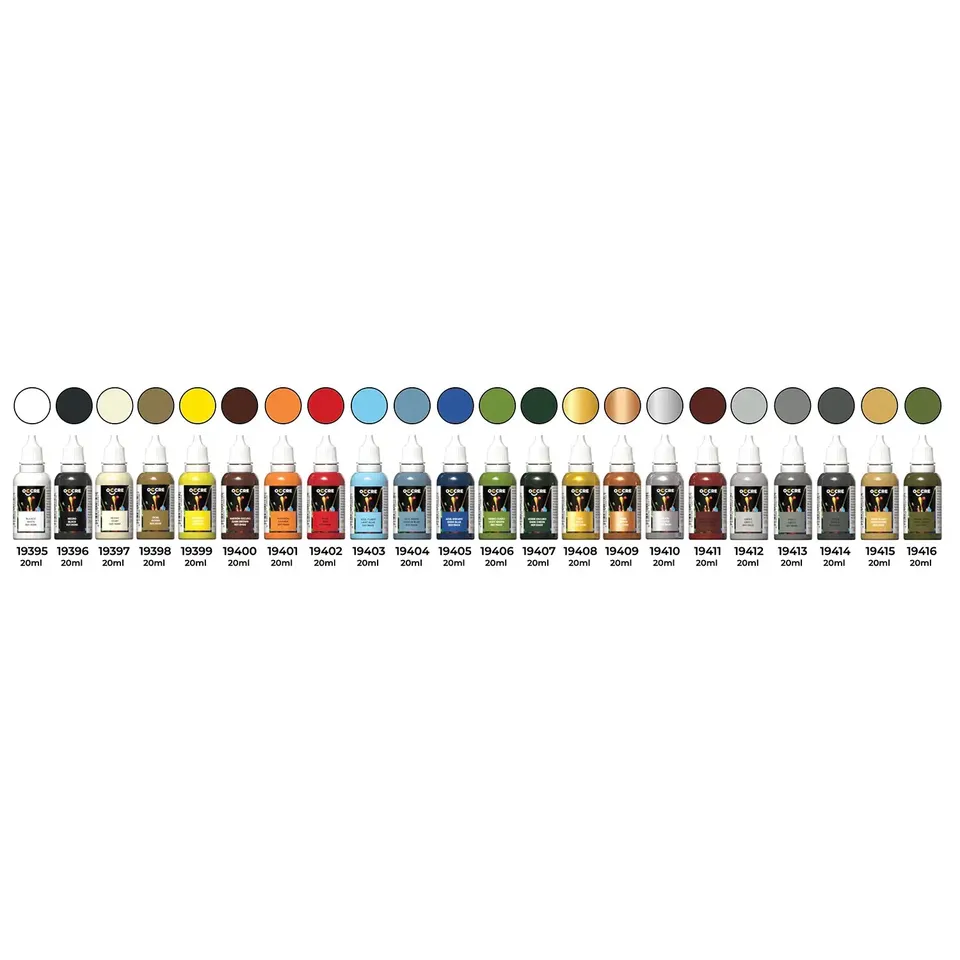occre-pack-colorante-completo-set-22-peintures-acryliques-20-ml image 1
