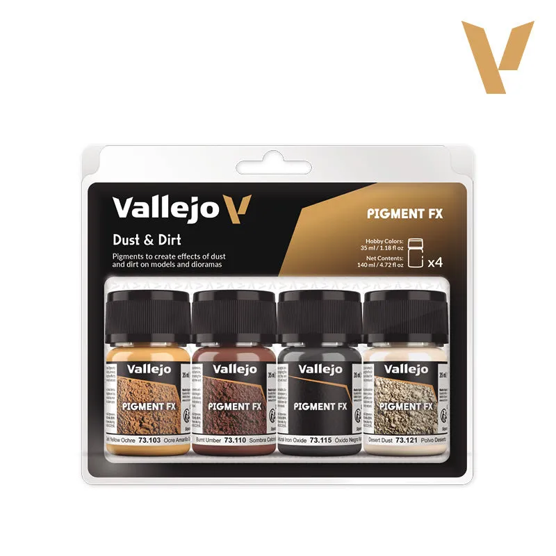 vallejo-pigment-fx-set-4-pigments-poussi-re-et-salissure-4-x-35-ml image 1