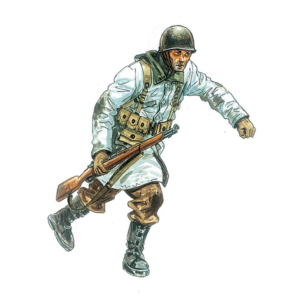 italeri-i6133-maquette-figurines-infanterie-us-tenue-hivernale-1-72 image 4