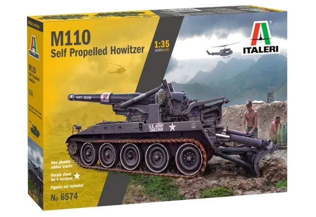 italeri-m110-6574s-maquette-char-canon-automoteur-assembler image 1