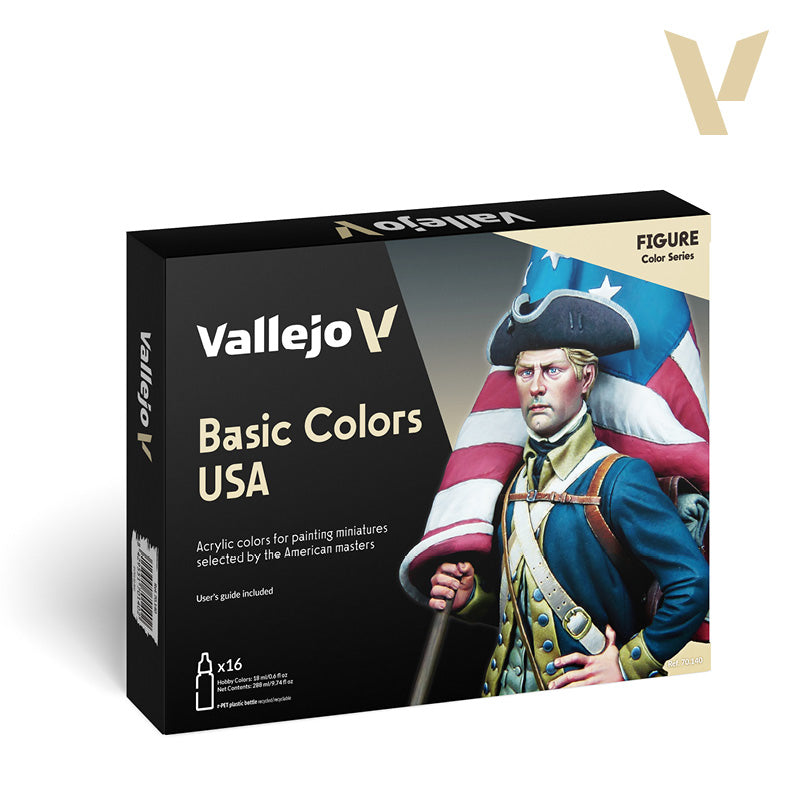 vallejo-set-16-couleurs-basic-colors-usa-model-color-18-ml image 1