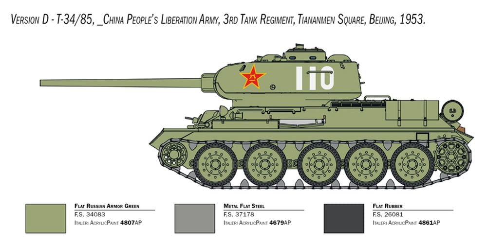 italeri-6585s-t-34-85-maquette-char-militaire-1-35-en-plastique-coller image 7