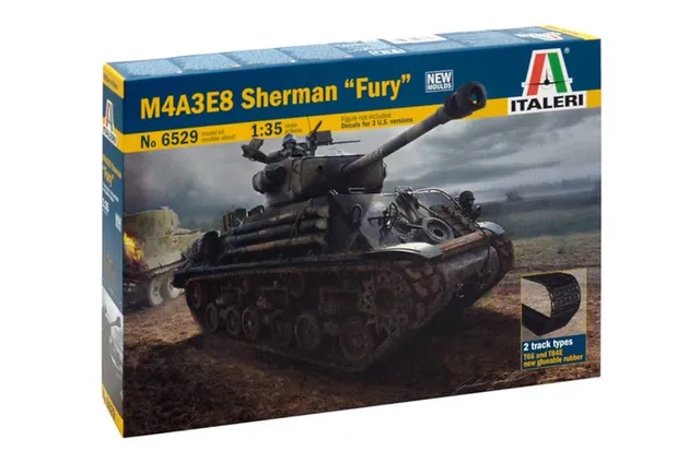 Italeri M4A3E8 Sherman Maquette Char Militaire 1:35