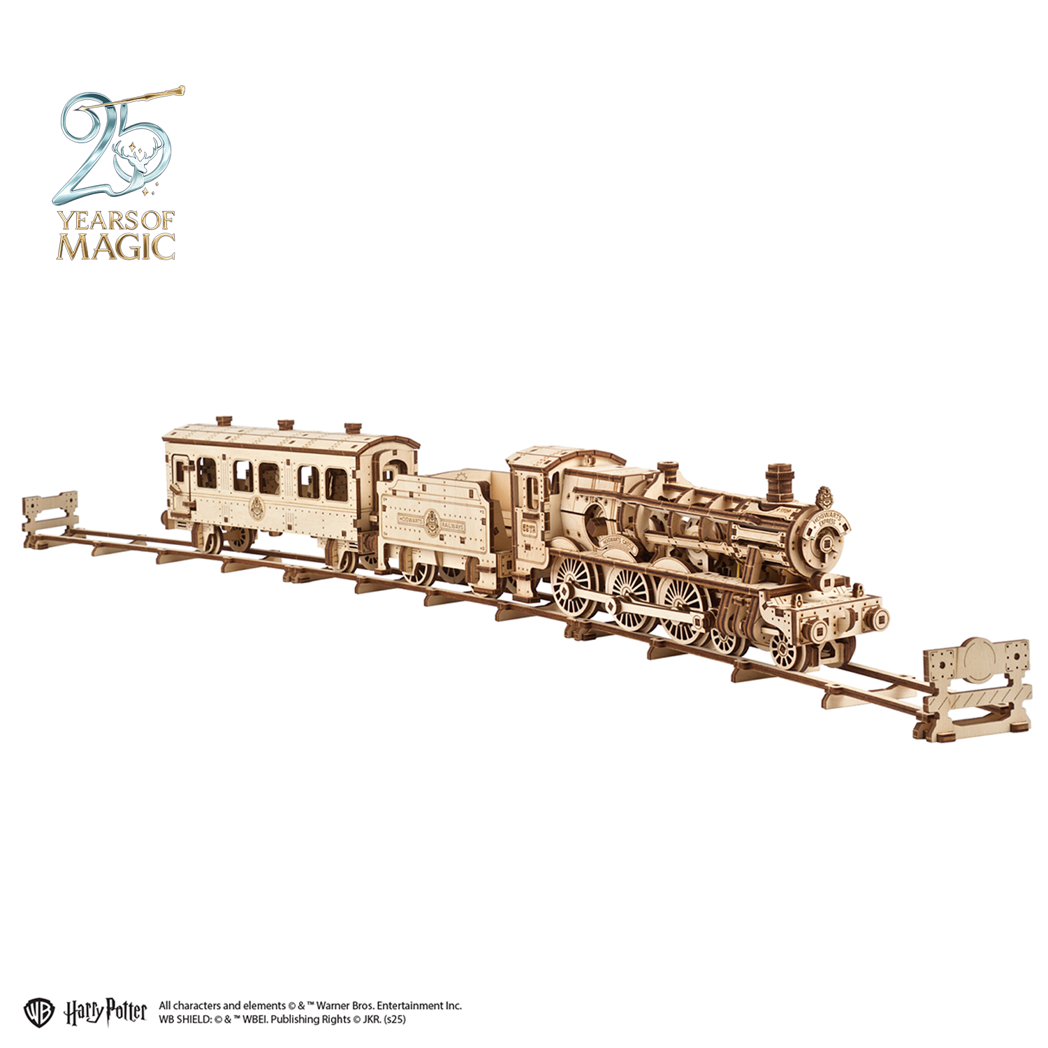 ugears-hogwarts-express-maquette-train-m-canique-en-bois image 2