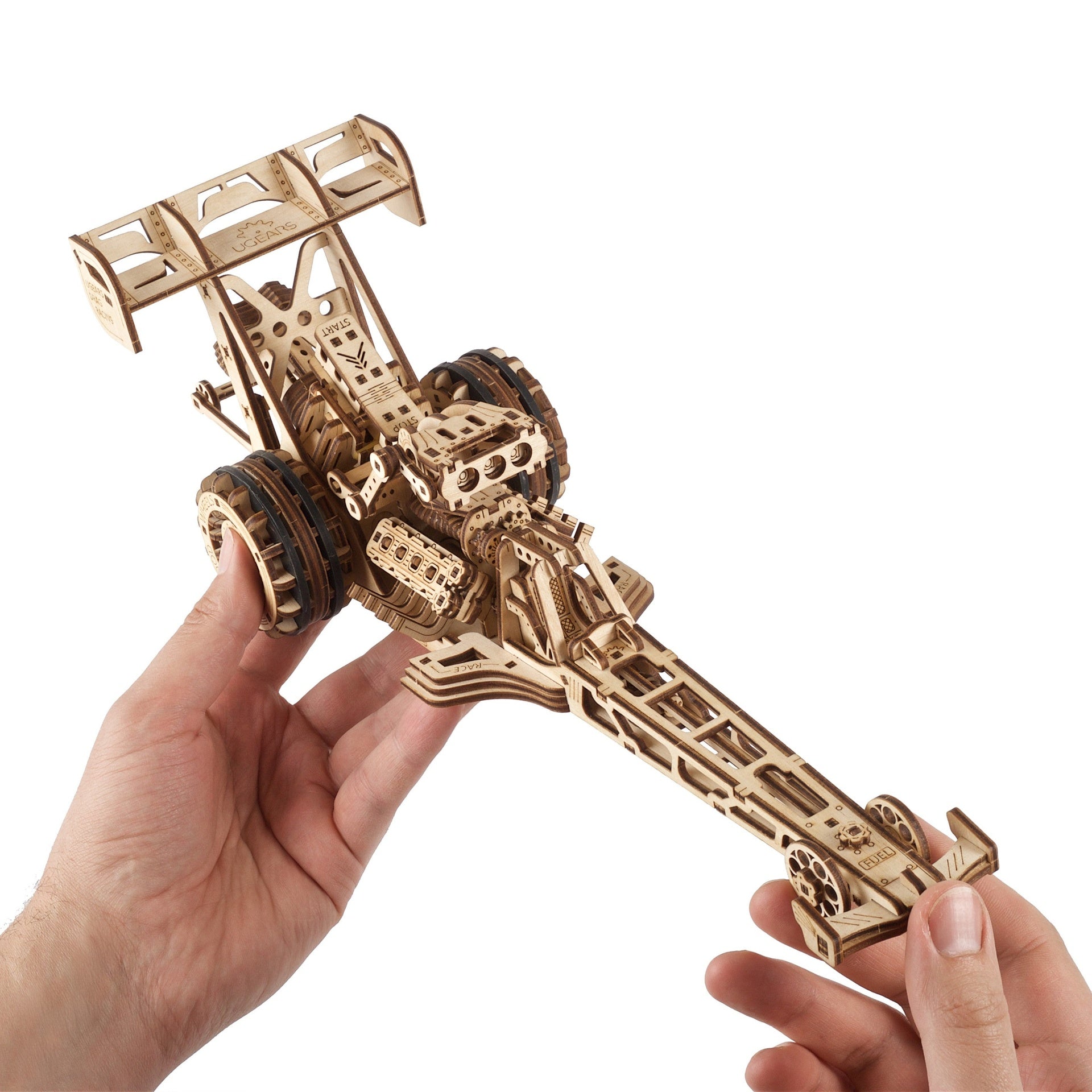 ugears-top-fuel-dragster-maquette-m-canique-en-bois-voiture-de-drag image 4