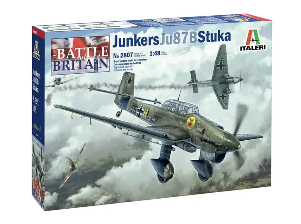 italeri-junkers-ju-87b-stuka-maquette-avion-militaire-monter image 1