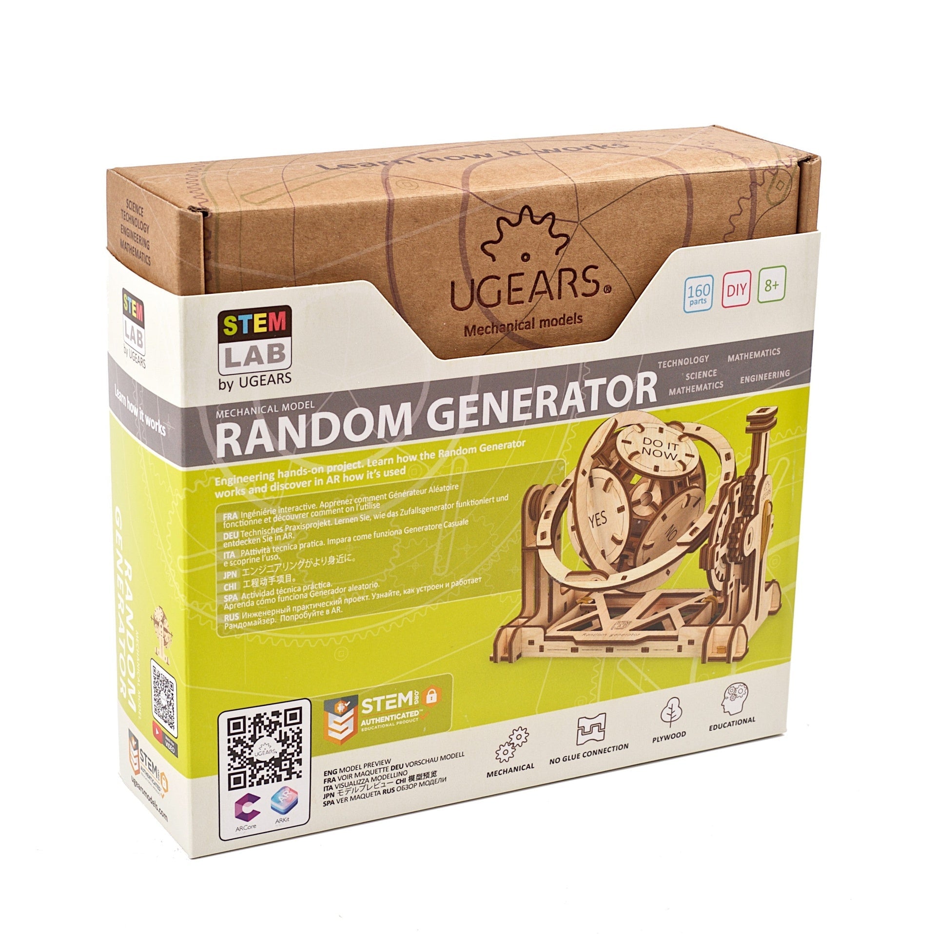 ugears-stem-lab-random-generator-maquette-m-canique-en-bois image 5