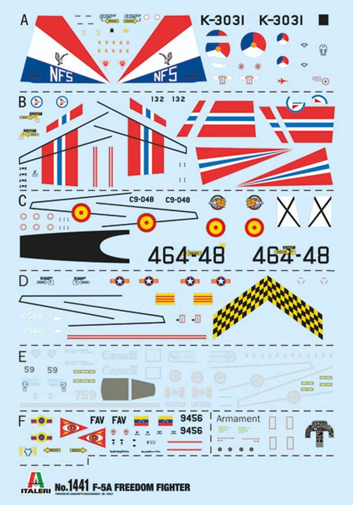 italeri-1441-f-5a-freedom-fighter-maquette-avion-1-72-multicolore image 3