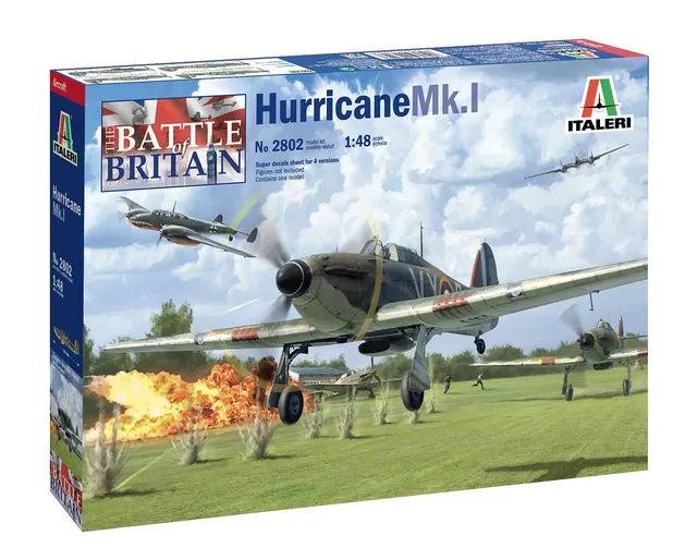italeri-hurricane-mk-i-maquette-avion-raf-1-48-bataille-d-angleterre image 1