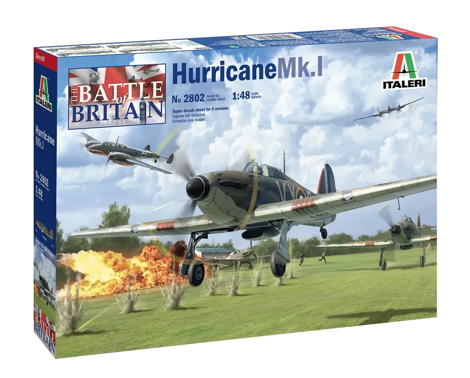 italeri-hurricane-mk-i-maquette-avion-raf-1-48-bataille-d-angleterre image 1