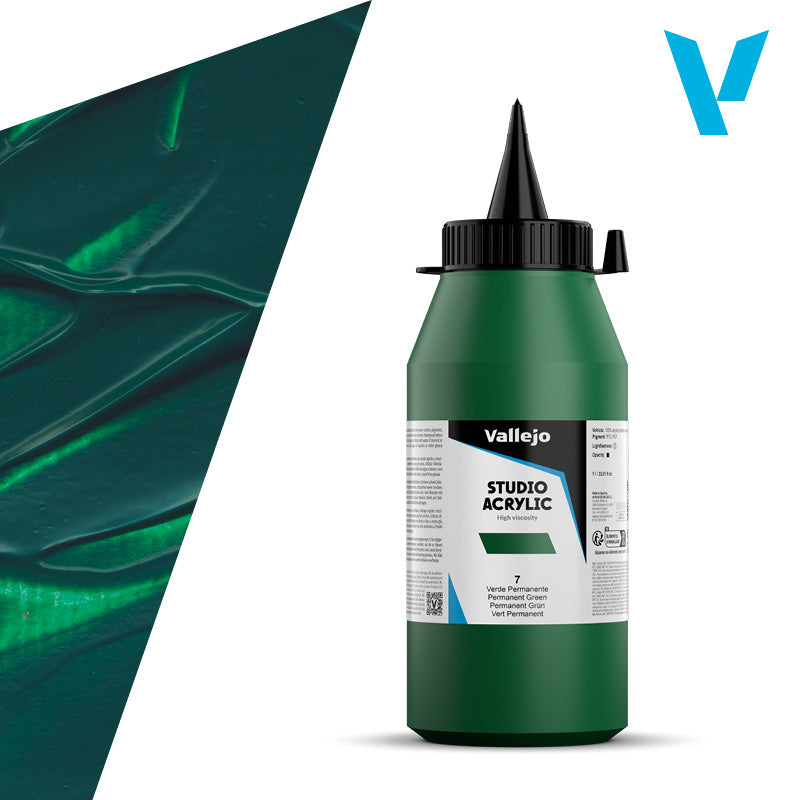 vallejo-belle-arti-peinture-acrylique-vert-permanent-1-l-opaque image 1