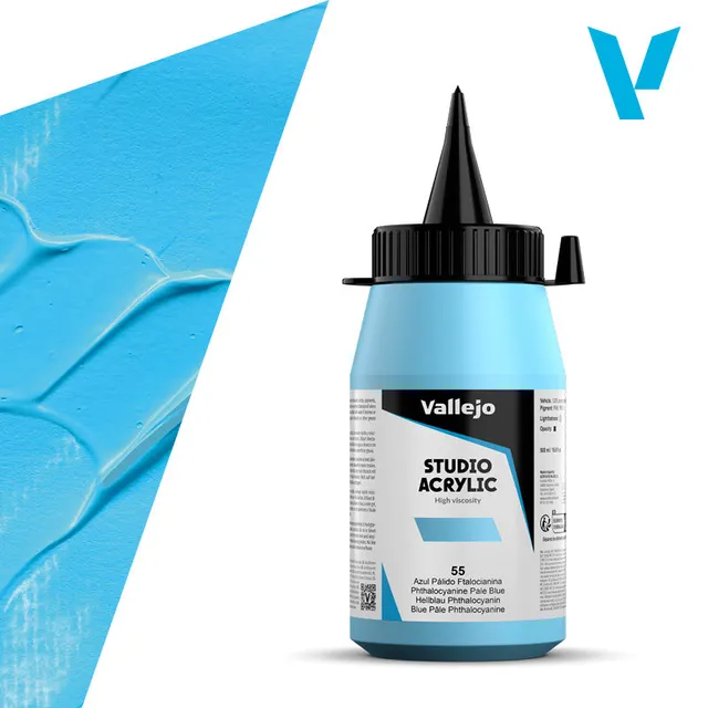 vallejo-acrylique-beaux-arts-bleu-p-le-phtalo-500-ml image 1