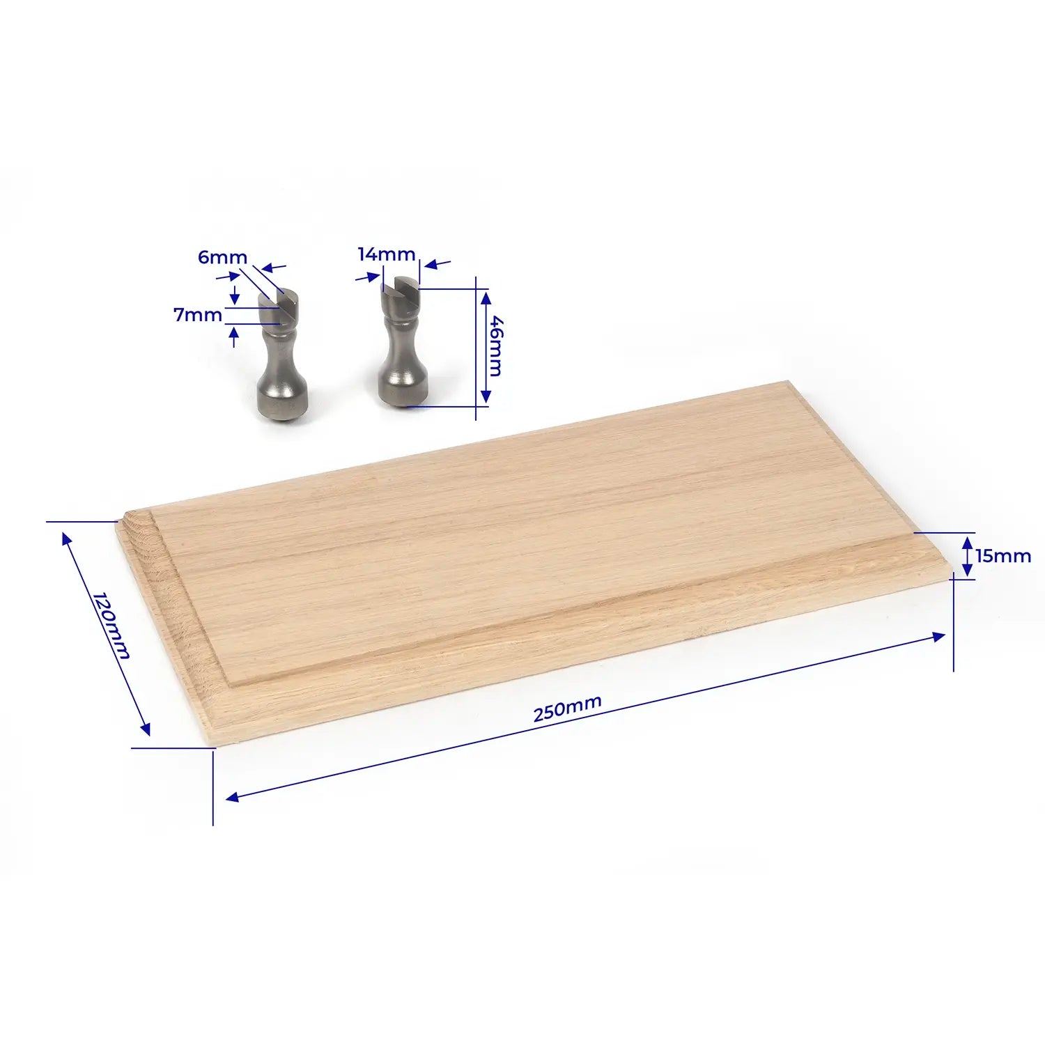 occre-base-en-ch-ne-massif-250x120x15-mm-socle-d-exposition-pour-maquette-de-bat image 2
