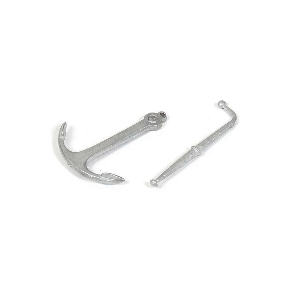 occre-ancre-ancienne-35-mm-avec-jas-lot-de-2-en-zamak-pour-bateaux image 1