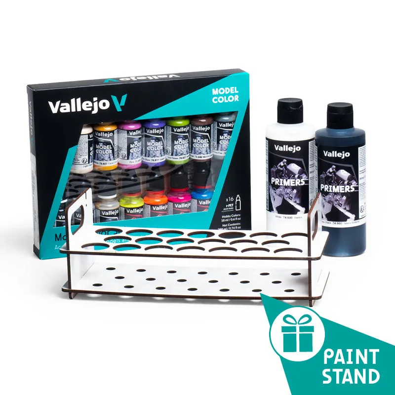 vallejo-wargame-special-model-color-set-avec-primer-rack-20-flacons image 1